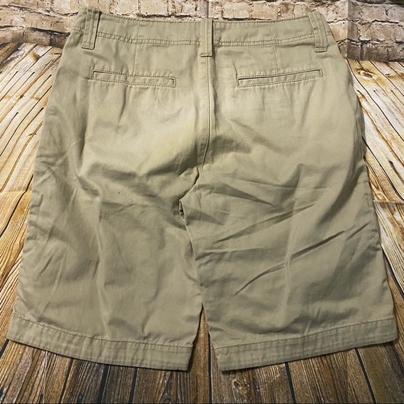 Aeropostale Beige Khaki Flat Front Chino Shorts - Picture 2 of 4